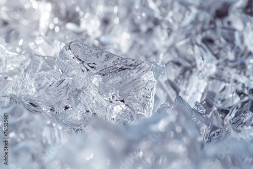 A close-up of ice crystals. Perfect for winter designs