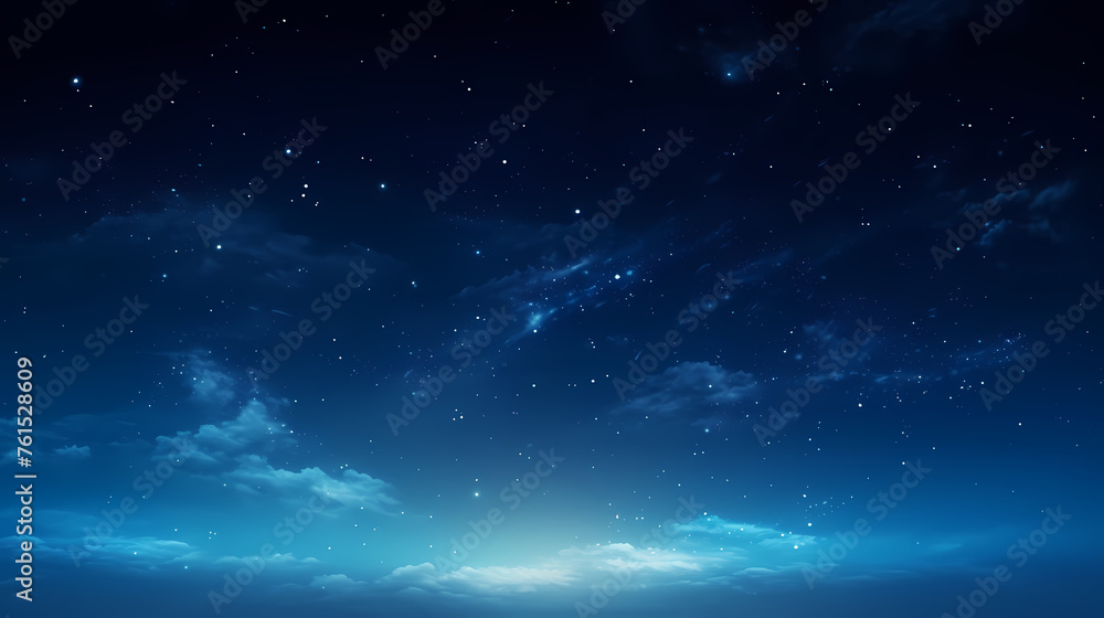 Naklejka premium Starry sky universe background