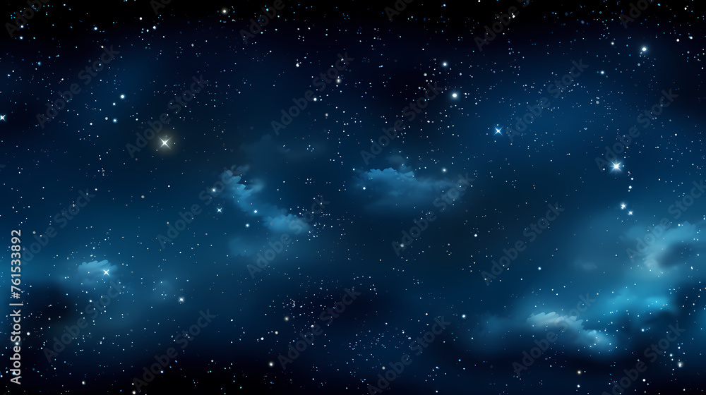Night sky with stars and milky way Night sky with stars and milky way