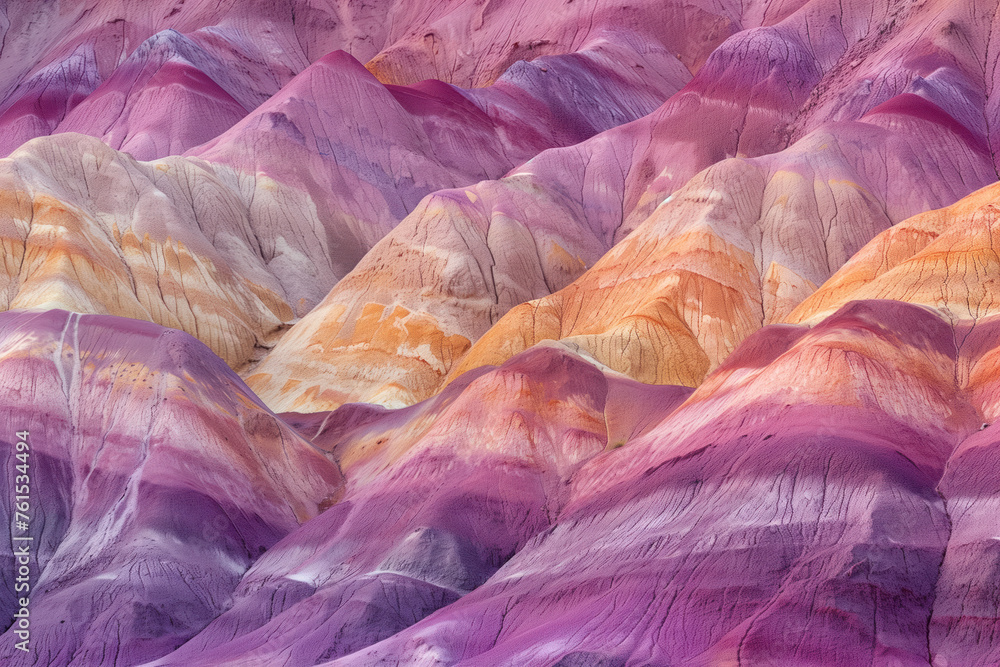 Surreal colorful landscape inspired by Grand Canyon. rock formations. Abstract colorful background image. Created with Generative AI technology Surreal colorful landscape inspired by Grand Canyon. rock formations. Abstract colorful background image. Created with Generative AI technology