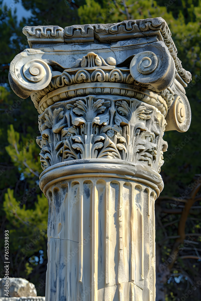 An Elegant Exhibition of Ancient Greek Architecture: The Flawlessly Fluted Ionic Column