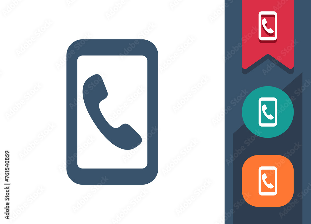 Smartphone Icon. Mobile Phone, Telephone, Phone Call Smartphone Icon. Mobile Phone, Telephone, Phone Call