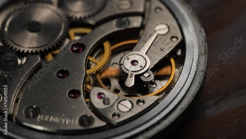 Wallpaper Mural The mechanism of analog hours. A photo close up, Torontodigital.ca