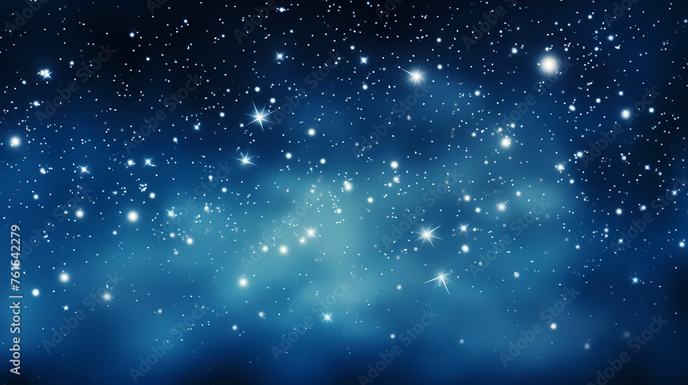 Fototapeta premium A night sky filled with countless stars