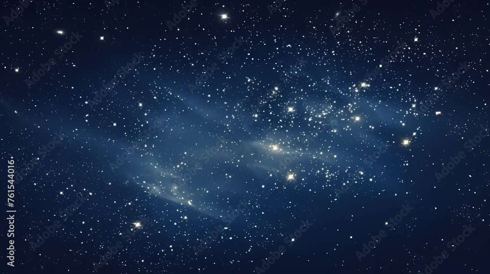 Fototapeta premium A stunning backdrop of clear night sky dotted with countless stars