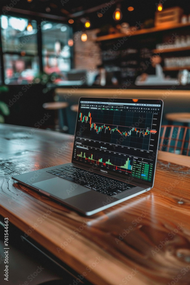 Stock market trading platform charts exchange graphs on pc computer screen. Financial technology online investment data digital money prices indexes crypto analysis and forecast background. Stock market trading platform charts exchange graphs on pc computer screen. Financial technology online investment data digital money prices indexes crypto analysis and forecast background.