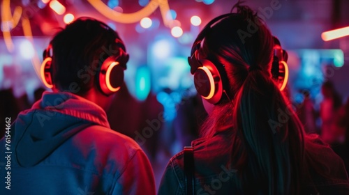 Silent Disco Party with Wireless Headphones