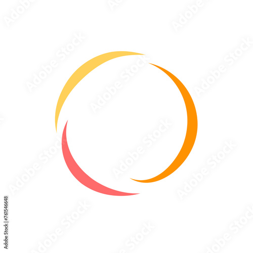 Colorful Circle Wave Vector