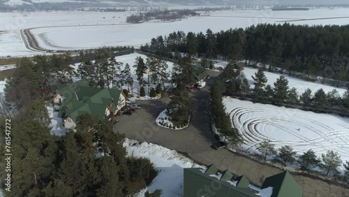 Ranch Reserve Bor Nowy Targ Aerial View Poland photo