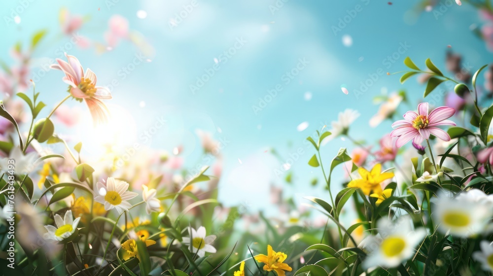 An image of flower spring holiday background