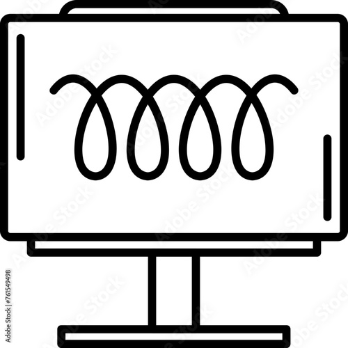 Obraz na plátně Swirls Icon