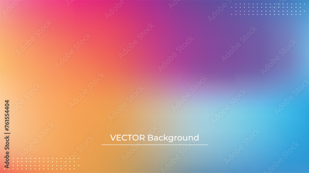 Abstract blurred gradient mesh background in bright rainbow colors. Colorful smooth banner template. Easy editable soft colored vector illustration in EPS10 without transparency. Abstract blurred gradient mesh background in bright rainbow colors. Colorful smooth banner template. Easy editable soft colored vector illustration in EPS10 without transparency.