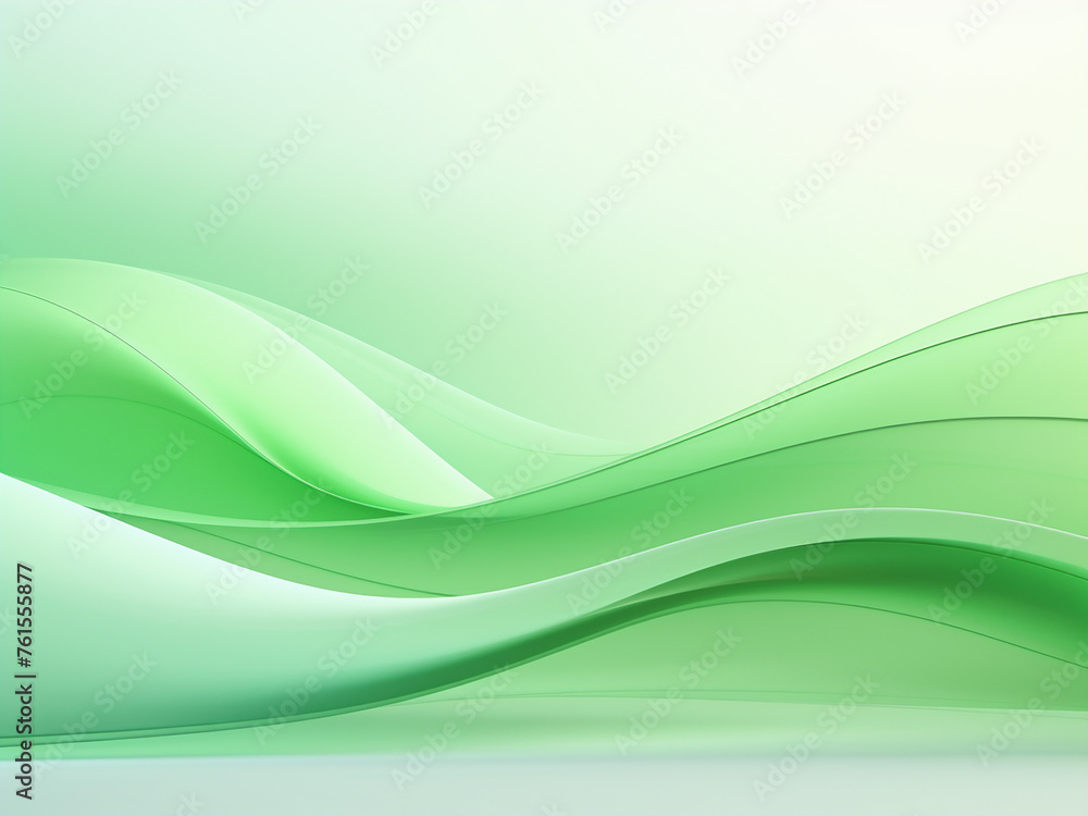 Artistic curves set on a lush green backdrop. AI Generation. Artistic curves set on a lush green backdrop. AI Generation.