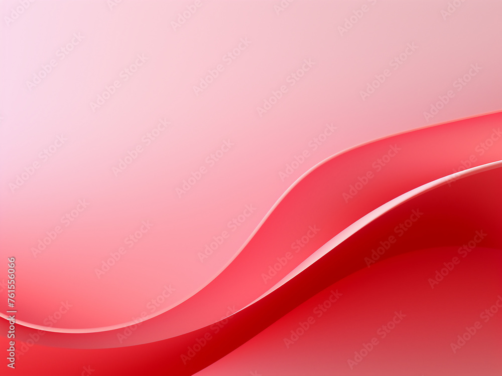 Dynamic curves set against a bold red background. AI Generation. Dynamic curves set against a bold red background. AI Generation.