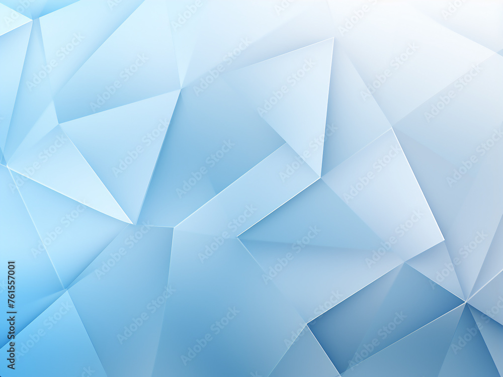 Geometric wonders on a serene blue background. AI Generation. Geometric wonders on a serene blue background. AI Generation.