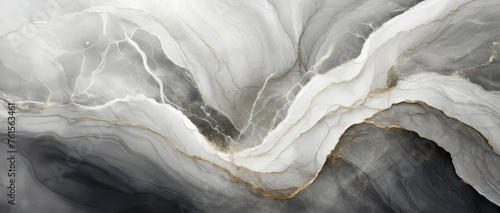 Fond abstrait, marbre gris. Modèle de vagues