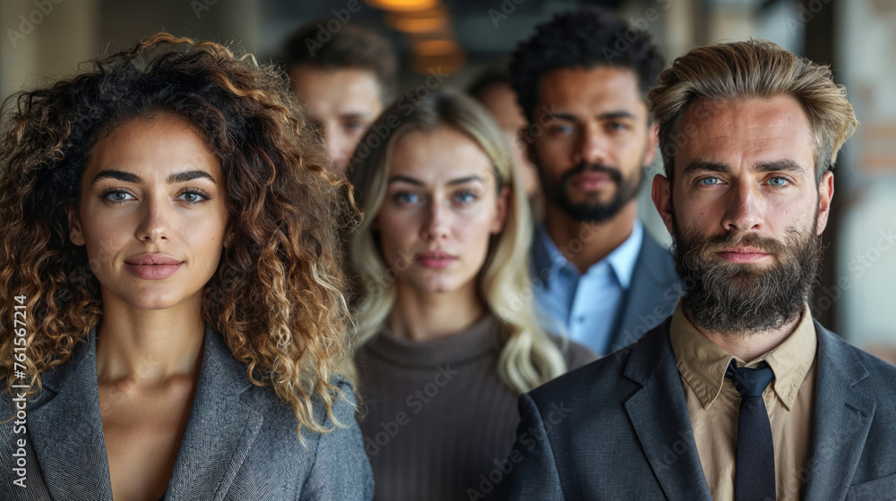 Group of business people, successful team, professional men and women smiling Group of business people, successful team, professional men and women smiling