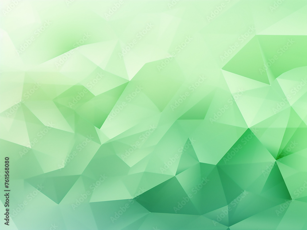 Clean lines: Polygon green bg image. AI Generation. Clean lines: Polygon green bg image. AI Generation.