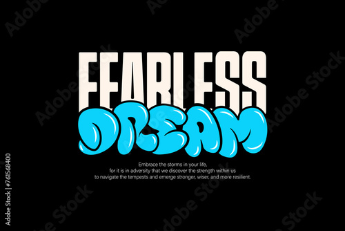 Modern streetwear graphic t-shirt print quotes design templates