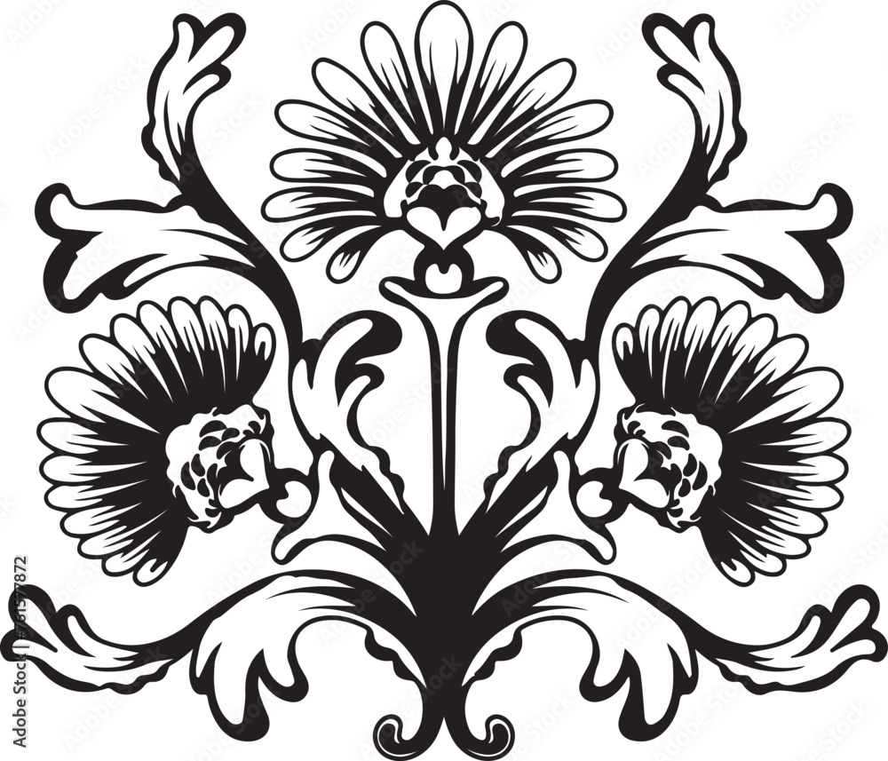 Obraz premium abstract floral ornament