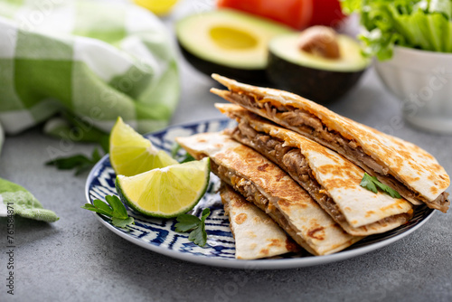 Quesadillas with pulled pork photo