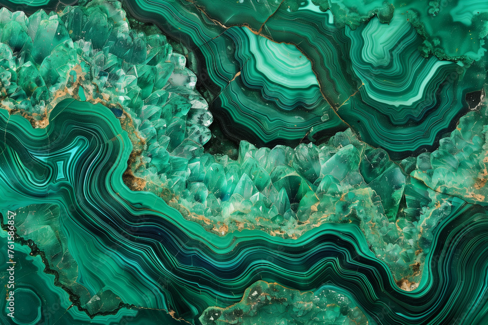 green malachite surface texture, blank nature stone background green malachite surface texture, blank nature stone background