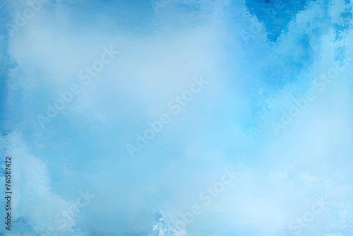 ブルーと白の涼し気な水を思わせるアブストラクト背景