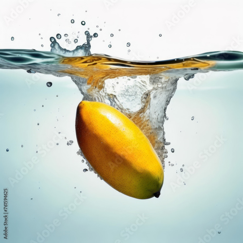 Mango, plant, food, fruit, water, yellow