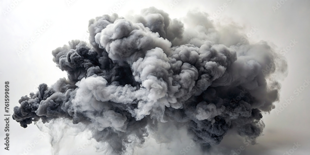black smoke on white background black smoke on white background
