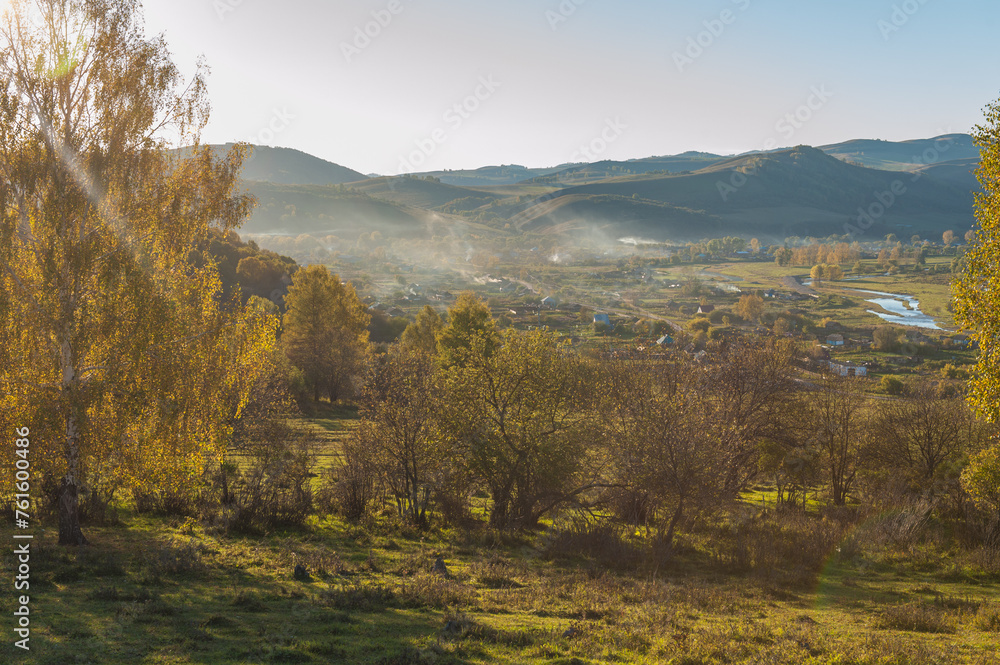 Obraz premium Sunset in the countryside