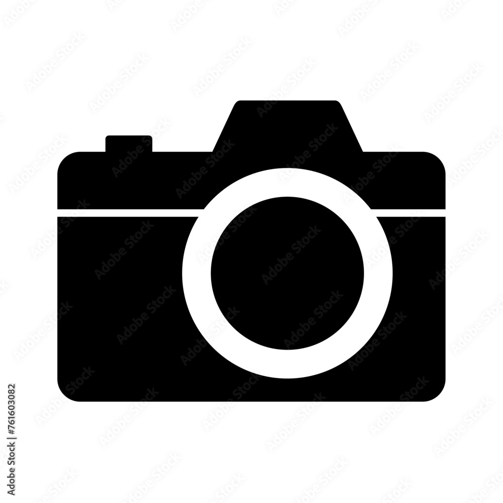Camera icon logo . Vector image Camera icon logo . Vector image