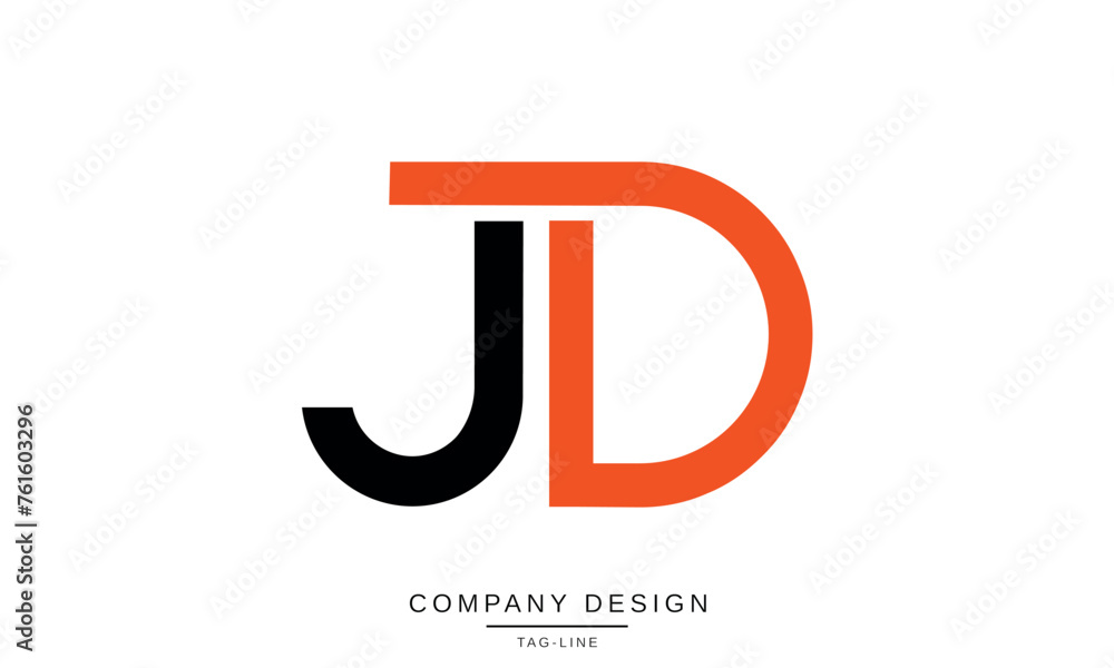 JD, DJ Abstract Letters Logo Monogram Design Font Icon JD, DJ Abstract Letters Logo Monogram Design Font Icon