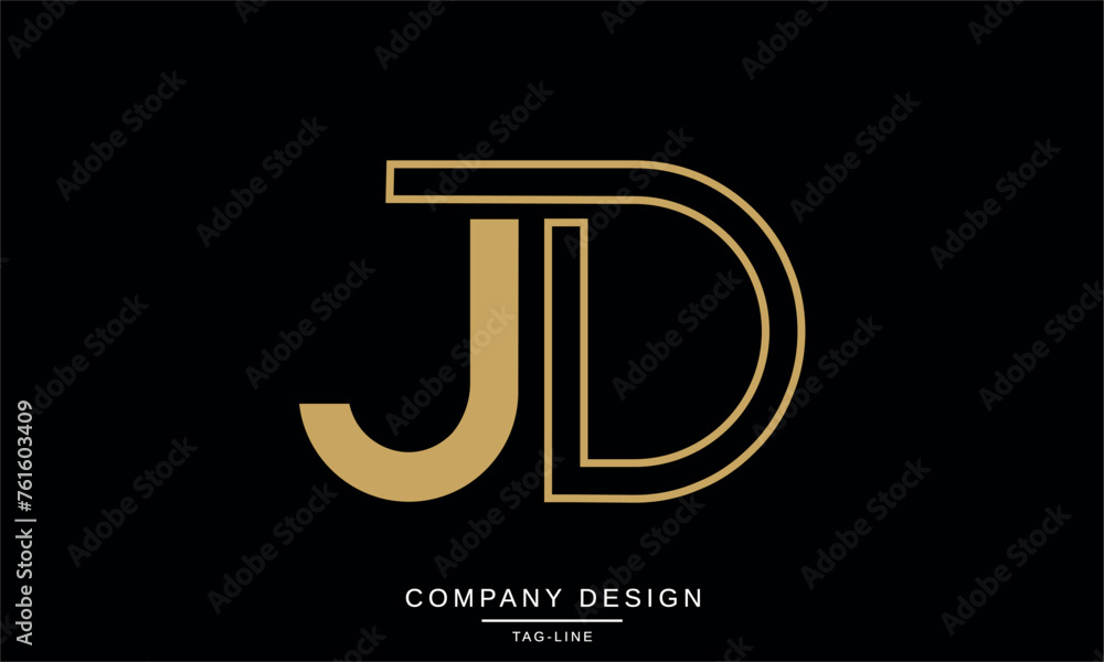 JD, DJ Abstract Letters Logo Monogram Design Font Icon JD, DJ Abstract Letters Logo Monogram Design Font Icon
