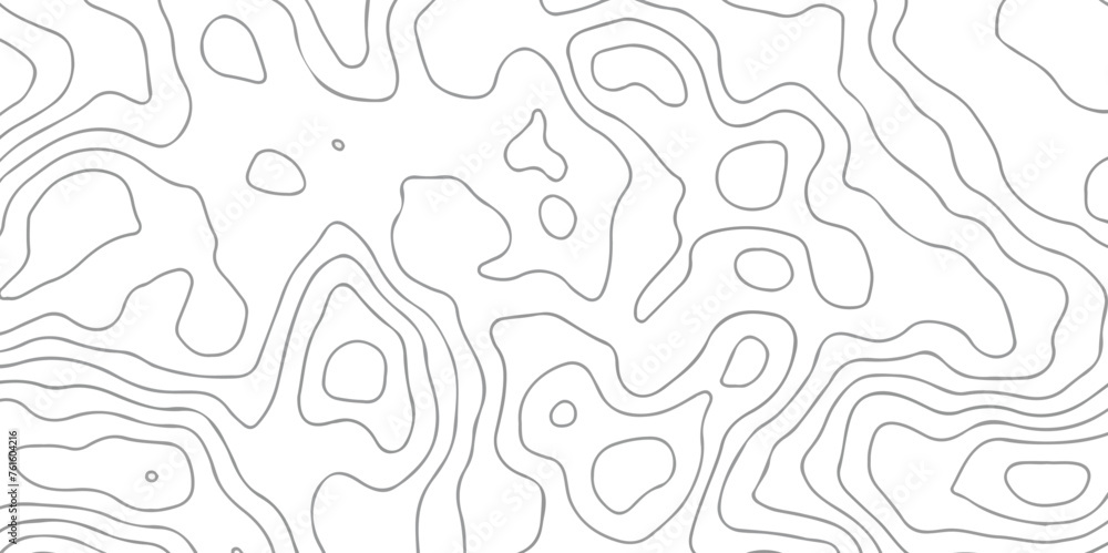 Pattern with lines and dots The stylized height of the topographic map contour in lines and contours isolated on transparent. Black and white topography contour lines map isolated on white background.