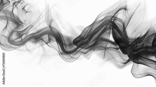 Smoke, ethereal, flowing, background, with copy space, creative, clean, © praewpailyn