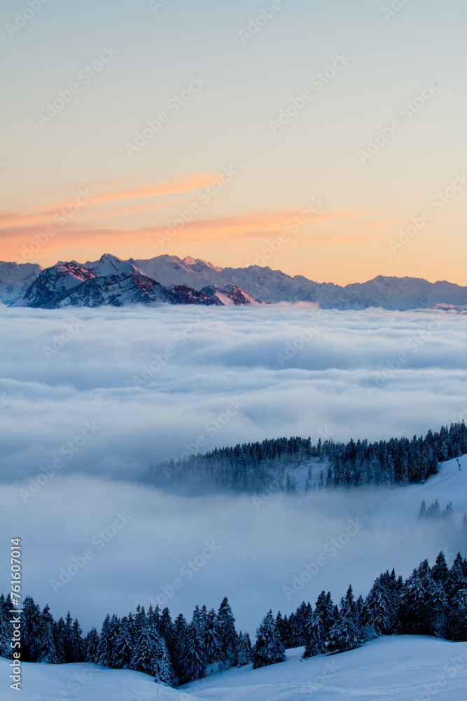 Mer de nuage au Semnoz Mer de nuage au Semnoz