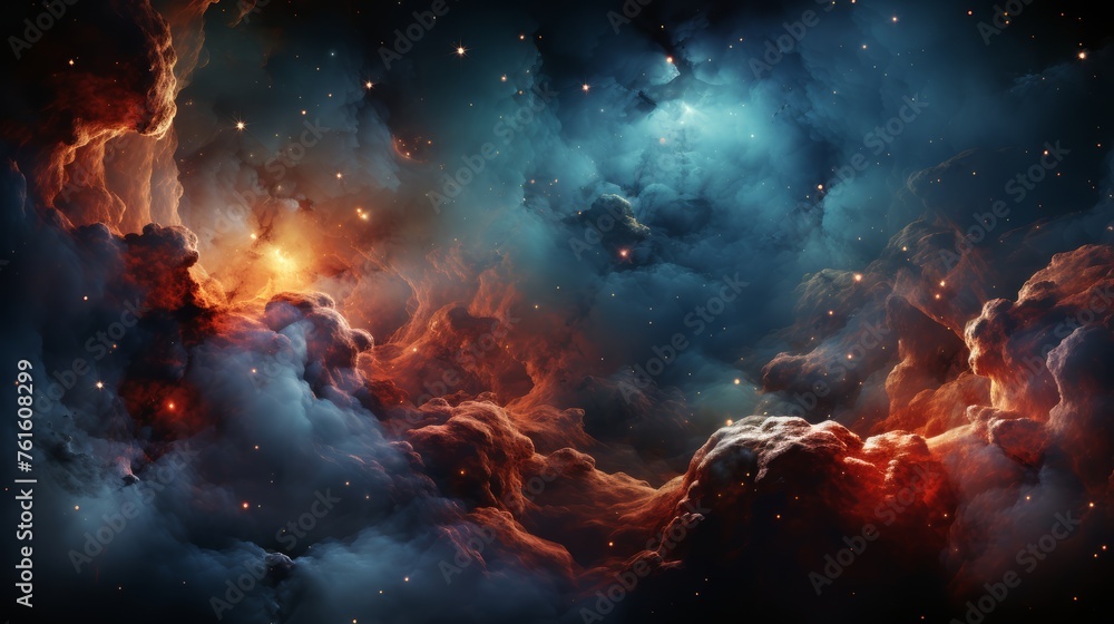 Nebula clouds forming new star systems Nebula clouds forming new star systems