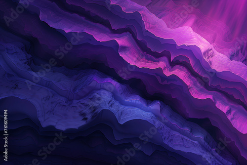 Surreal colorful landscape inspired by Grand Canyon. Abstract colorful background image. Created with Generative AI technology