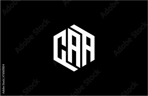 CAA creative letter logo design vector icon illustration photo