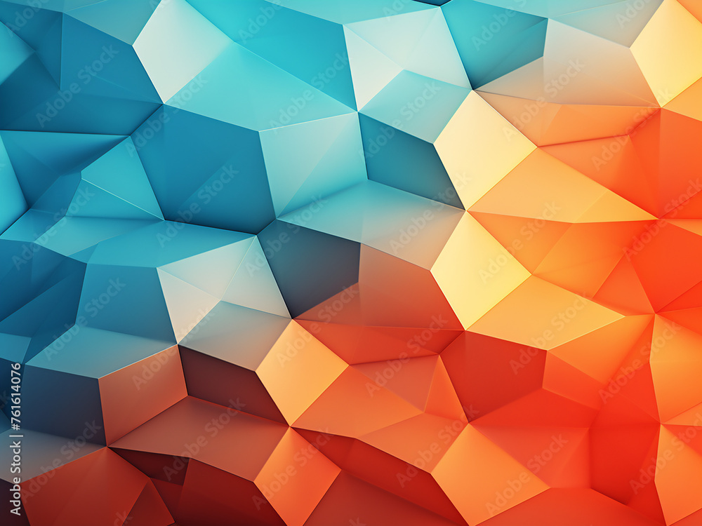 Colorful tessellation illustration. AI Generation. Colorful tessellation illustration. AI Generation.