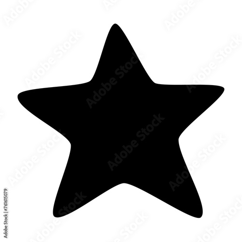 Starfish icon symbol. Vector image photo