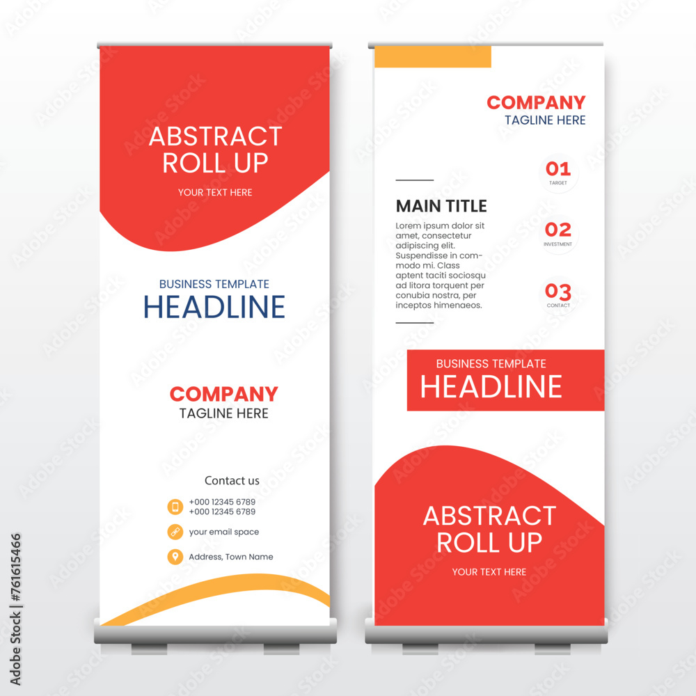 Standup Banner Template Standup Banner Template