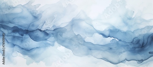 Gray Art Background. White Dirty Banner. Monochrome Tye Dye Shirt. Ink Stains Marble. Sea Shibori. Blue Round Shapes Watercolor.