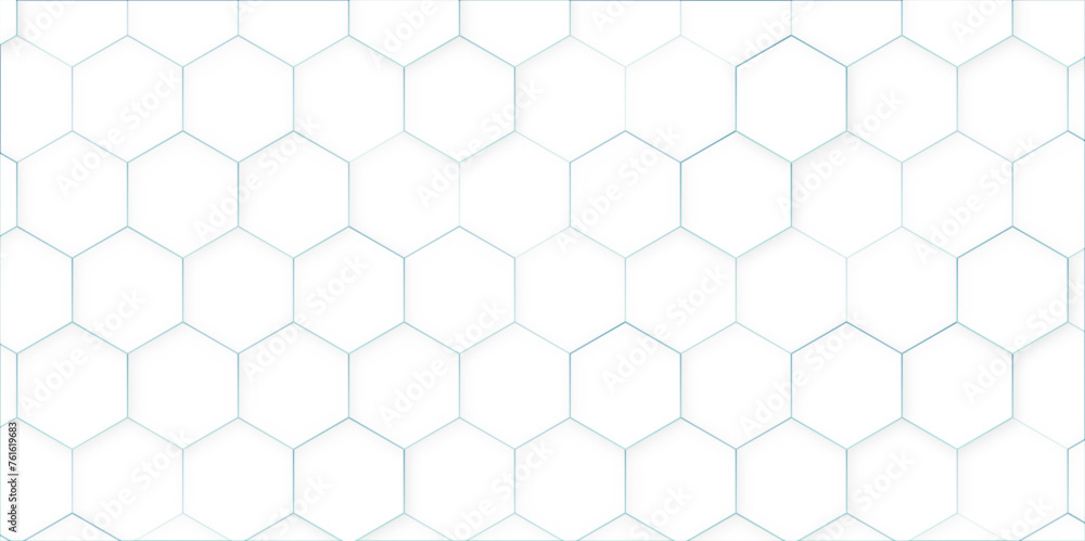 Vector banner design, white background with hexagon pattern. Vector banner design, white background with hexagon pattern.