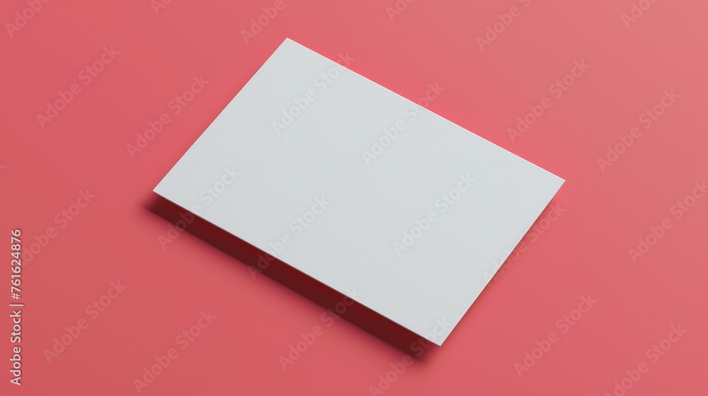 A magazine subscription card mockup for editorial content AI generated illustration A magazine subscription card mockup for editorial content AI generated illustration
