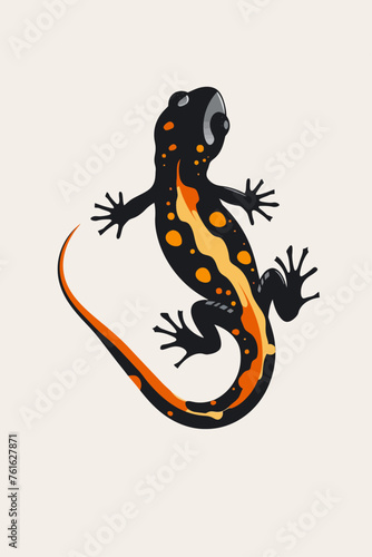 salamander minimalist logo