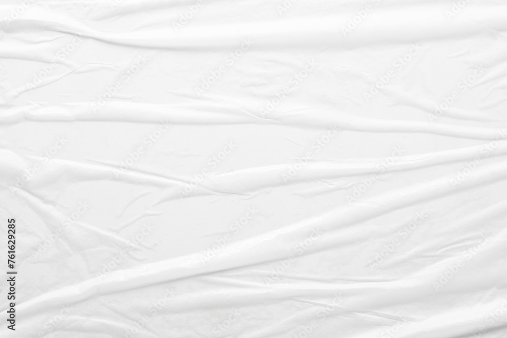 Abstract background of white paper with folds.