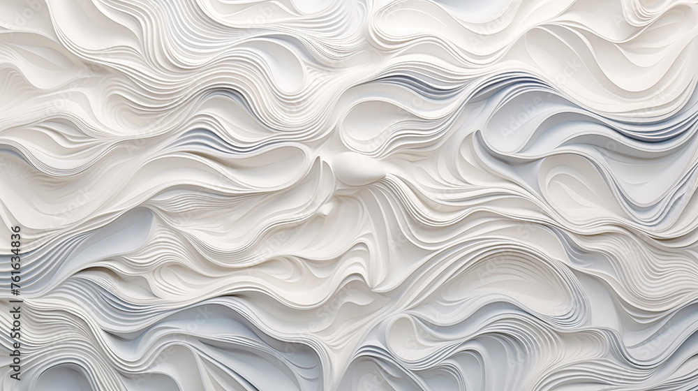 Golden Elegance: Abstract White Waves and Subtle Gold Accents in Luxurious Background Golden Elegance: Abstract White Waves and Subtle Gold Accents in Luxurious Background