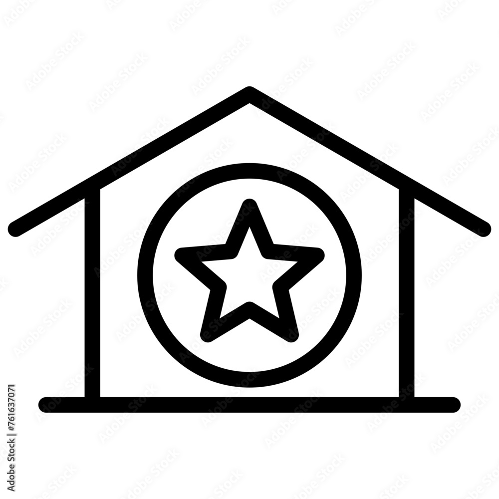 real estate and building outline icons real estate and building outline icons