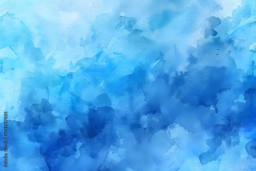 Youthful Energy Emanating from a Blue Watercolor Abstract Background with Memphis Style Youthful Energy Emanating from a Blue Watercolor Abstract Background with Memphis Style